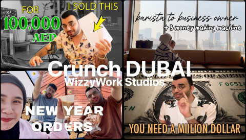 Crunch DUBAI WizzyWork Studios与Charlene Bituin＆Ahmed Elrayes合作